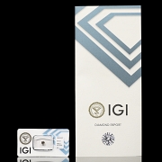 Diamante natural talla brillante, 0.52 ct, certificado IGI
