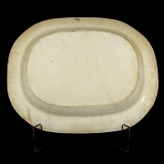 里奇韦斯“半瓷”瓷盘，19世纪 - 2