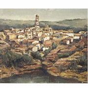 Juan José Abella Rubio (1944) “Views of the village”
