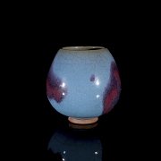 Cuenco de cerámica con esmalte Junyao, estilo Song