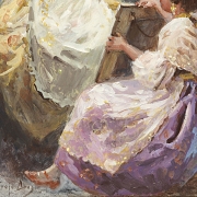 埃米利奥·弗雷霍·阿贝贡 Emilio Frejo Abegón（1931–2013）《母女》，2010年 - 1