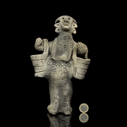 Figura de terracota de estilo prehispánico - 5