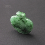 清代天然翡翠鼻烟壶 - 1