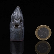 Sello de jade gris