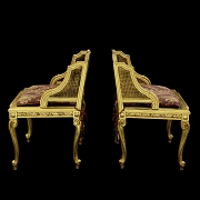 Pareja de sillas estilo Luis XV, s.XIX