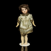Muñeca de porcelana Armand Marseille, molde clásico 390, Alemania, c. 1910-1920