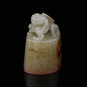 Sello de ovalado de jade