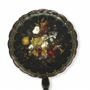 Mesa victoriana con incrustaciones de nácar, s.XX - 5