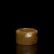 Carved jade archer's ring, 20th century - 1