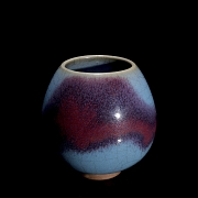 Cuenco de cerámica con esmalte Junyao, estilo Song