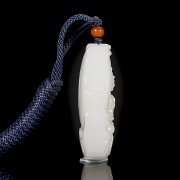 Colgante de jade blanco de Hetian