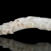Cetro ruyi de jade blanco 