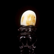 Pequeño guijarro de jade de Hetian, dinastía Qing