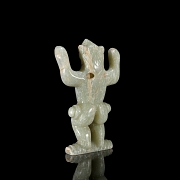 Figura de jade tallado