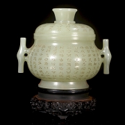 Incensario de jade de Hetian 