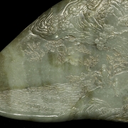 Roca de jade tallada 