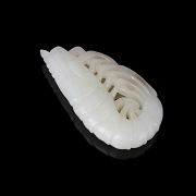 Hetian jade figure ‘Shrimp’, Qing dynasty
