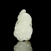Figura de jade blanco