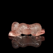 Colgante de cuarzo blanco