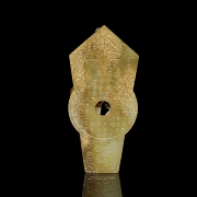 Carved jade plaque “Dragon and phoenix,” Han dynasty