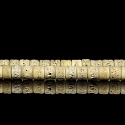 Necklace with bone beads, 20th century