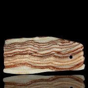 Carved Stone Pendant “Streaky Bacon”, 20th Century