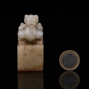Sello de jade blanco
