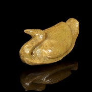 Figura de jade amarillo