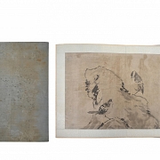 Album of prints entitled ‘Flowers and Birds’ signed by Bada Shanren