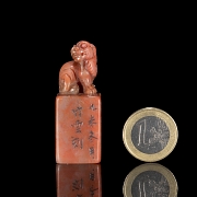 Shoushan stone seal ‘Beast’, Qing dynasty
