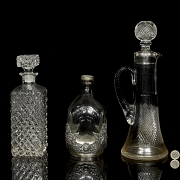 Set of glass bottles, 20th century - 5