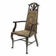 Art Nouveau carved wood armchair, 20th century - 5