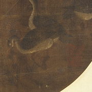 Chinese painting ‘Birds on the Pond’, with Wang Yuan seal