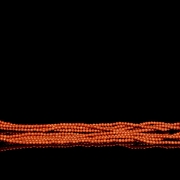 Collar de cuentas coral con esfera negra