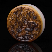 Sello circular de jade