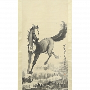 Chinese painting ‘Horse’ with signature Xu Beihong - 1
