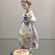 Figura lladro fallera valenciana - 2