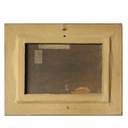19th century French school ‘House by the River’ 1896