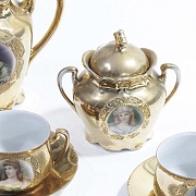 Juego de cafe dorado - 8