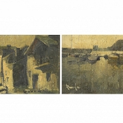Ramón Poveda Ibars (1936) “Two landscapes”