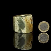 Cuenta tubular de jade, cultura Honsghan