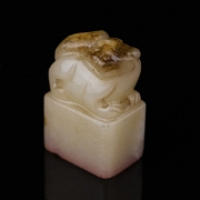 Sello de jade blanco