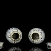 Pareja de tarros de jengibre