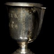 Pequeña copa de plata china