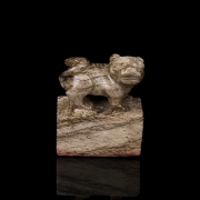 Jade seal ‘Auspicious Beast’, Ming dynasty
