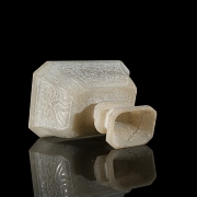 Copa de jade tallada 
