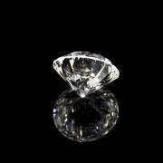 Diamante natural en talla brillante, 2.08 ct, certificado HRD