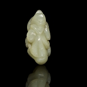 Colgante de jade blanco 
