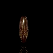 Carved jade pendant ‘Cicada’, Liangzhu culture - 1