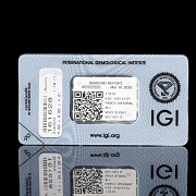 Diamante natural talla brillante, 1.16 ct, certificado IGI - 1